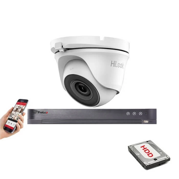 10x Cameras CCTV kit 2MP Hilook By Hikvision 20m IR DVR Prolux 16 Channel 4MP - 10XTHC-T120-MC-PXD-8216-HYK4MP