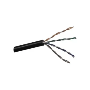 Unbranded Cable CAT6/PE 305M Black Duct Grade UTP