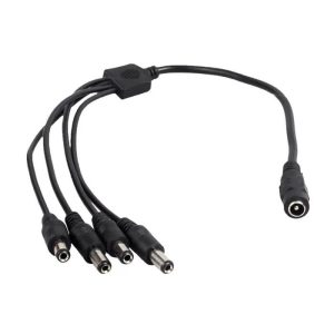 Unbranded 4WAY-SPL 4 Way 12V DC CCTV Power Splitter Cable