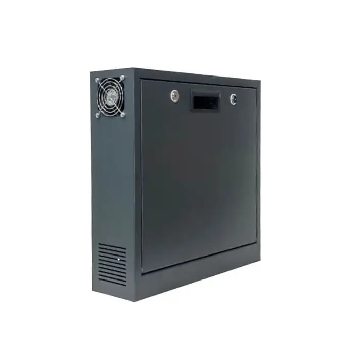 Lockable Wall Mount LockBox Safe Box for DVR & NVR 18 x 18 x 5 Black
