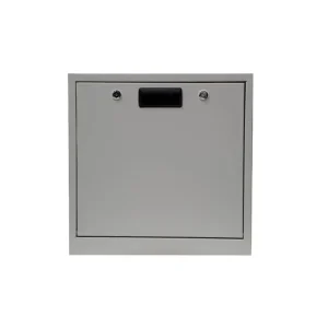 Lockable Wall Mount LockBox Safe Box for DVR & NVR 18 x 18 x 5 White