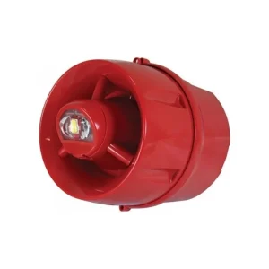 C-Tec Red Deep Base 100dB(A) Activ Wall Sounder VAD BF433CCCDR