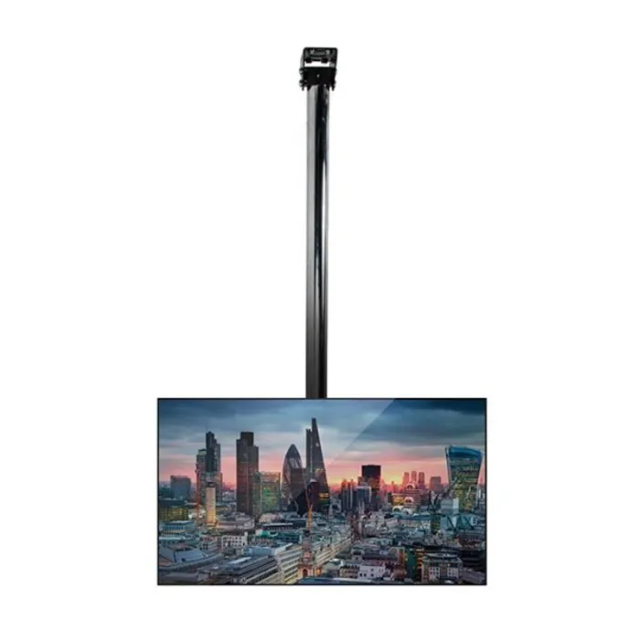 B-TECH Ceiling Wall Mount With Tilt Black O50mm Poles BT7808B