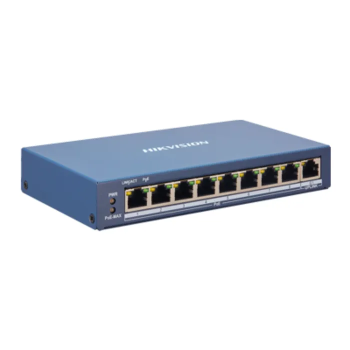 Hikvision Smart 8-Port POE Switch 100Mbps - DS-3E1309P-EI(B)