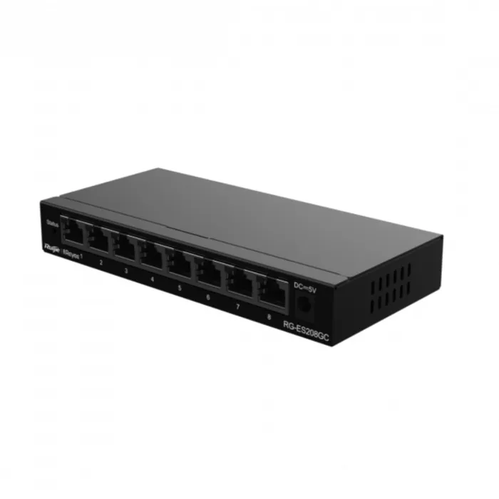 RuijieReyee 8Port Gigabit Rj45 Smart Cloud Switch RG-ES208GC