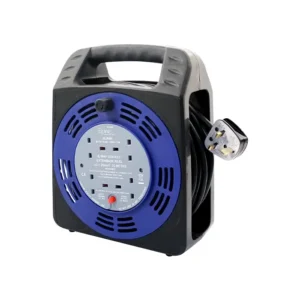 4Gang Extension 4Way 25m Handbag Reel